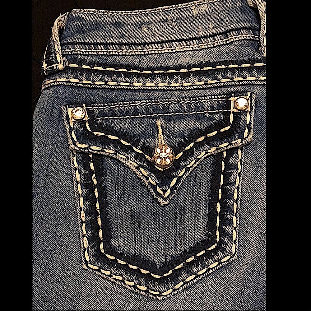💎 MISS ME Saddle Stitch Light Denim Jeans (Style: JP5014ST)